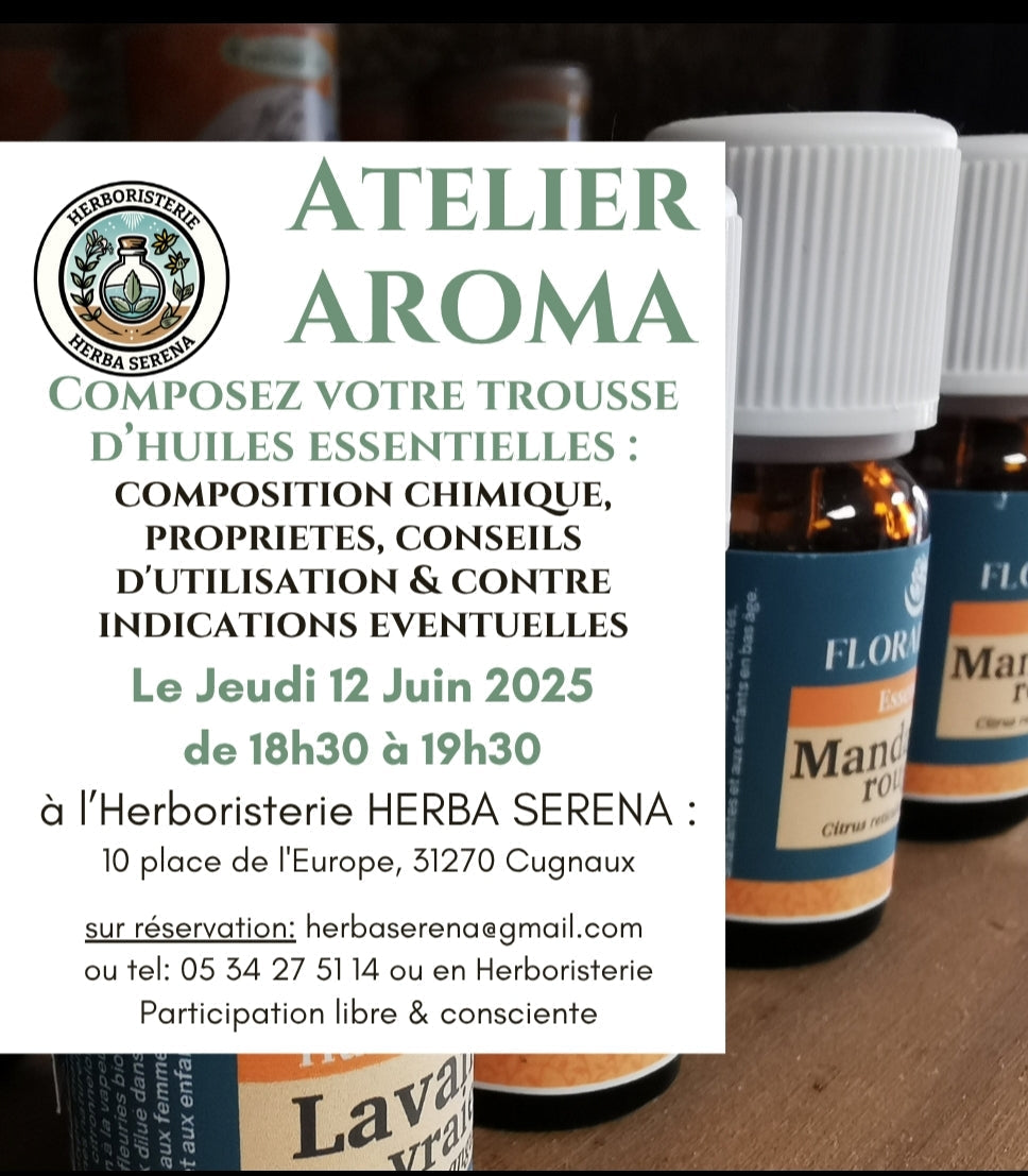 Atelier Aroma : composez votre trousse d'huile essentielle