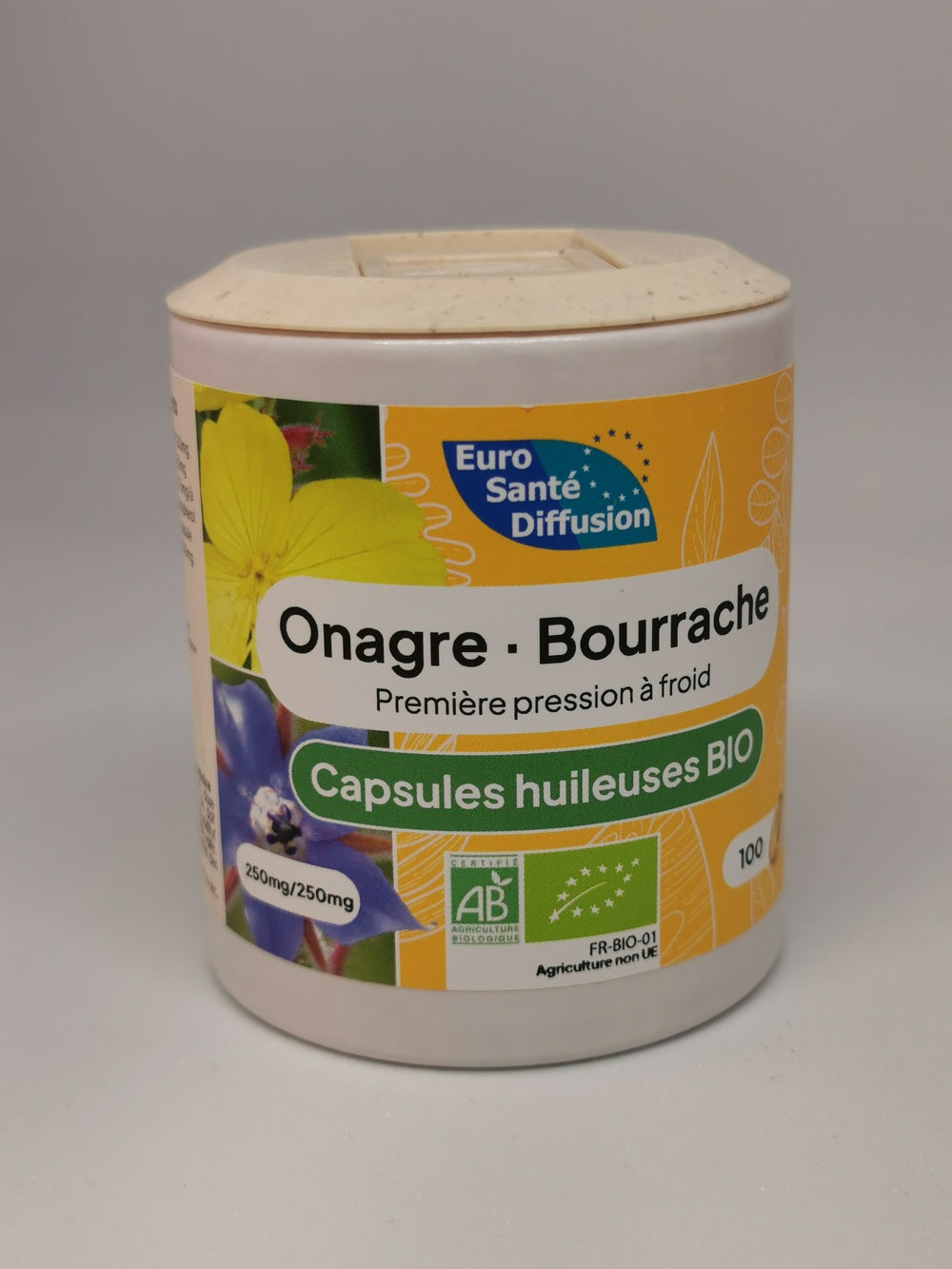 (BIO)-CAP.HUIL. ONAGRE 250MG-BOURRACHE-250MG