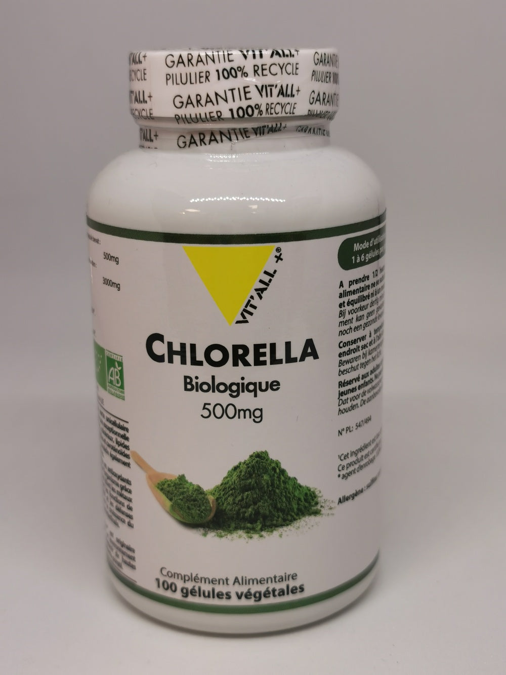 CHLORELLA Biologique* 500mg