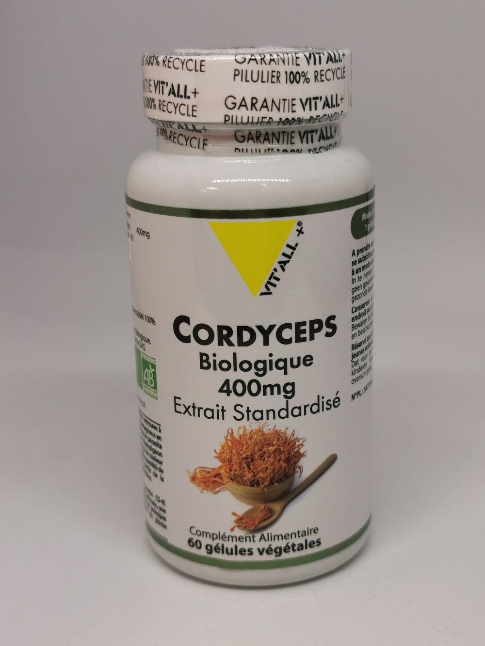 CORDYCEPS BIO* 400mg Extrait Standardisé