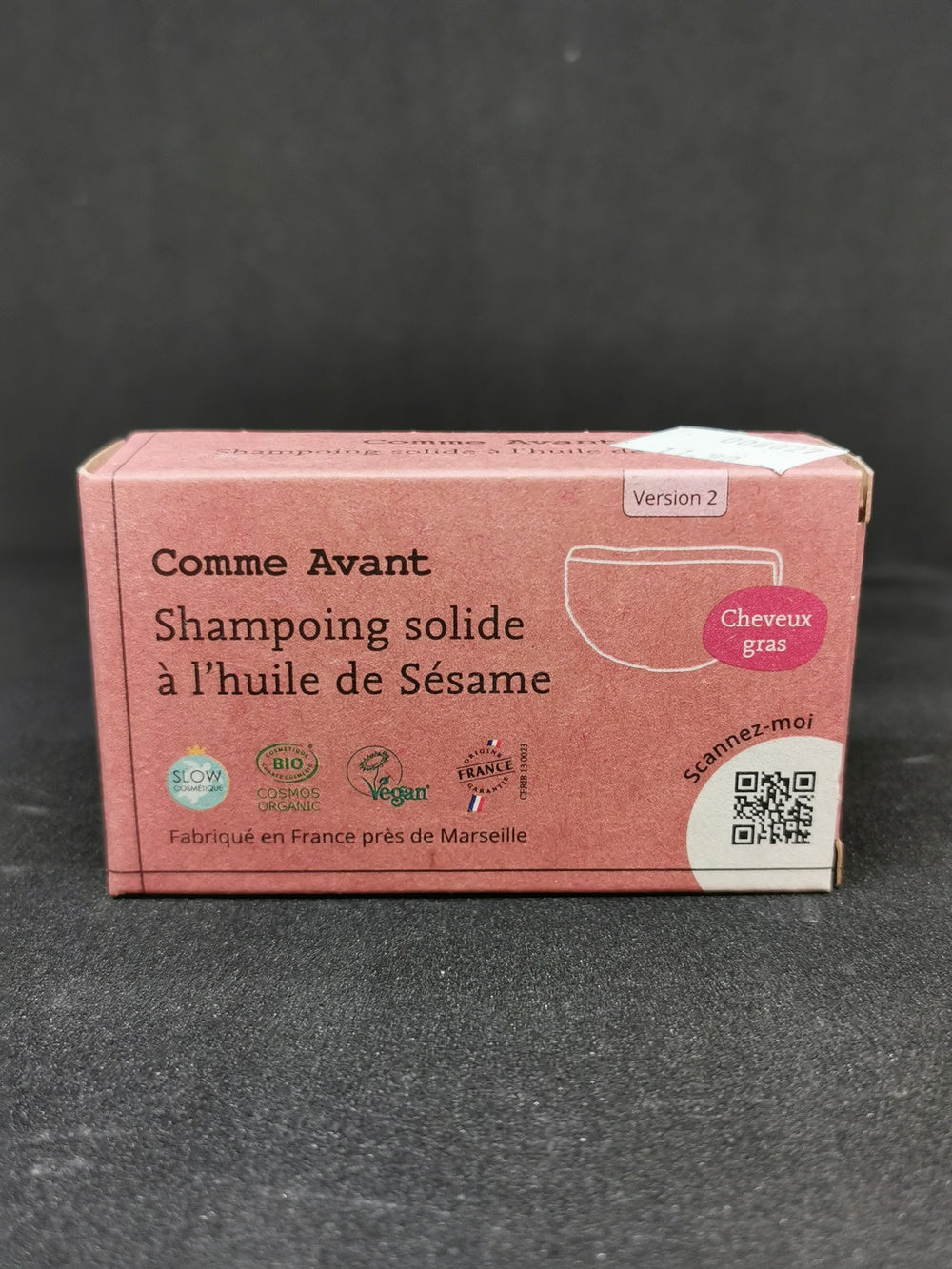 Shampoing solide à l'huile de sésame (Cheveux gras)