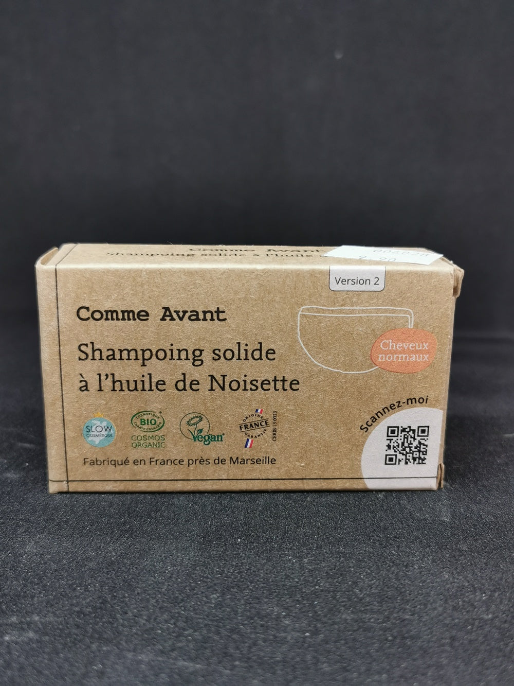 Shampoing solide à l'huile de noisette (Cheveux normaux)