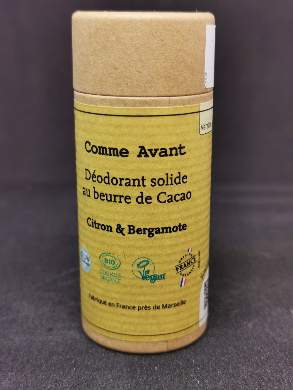 Déodorant solide citron & bergamote
