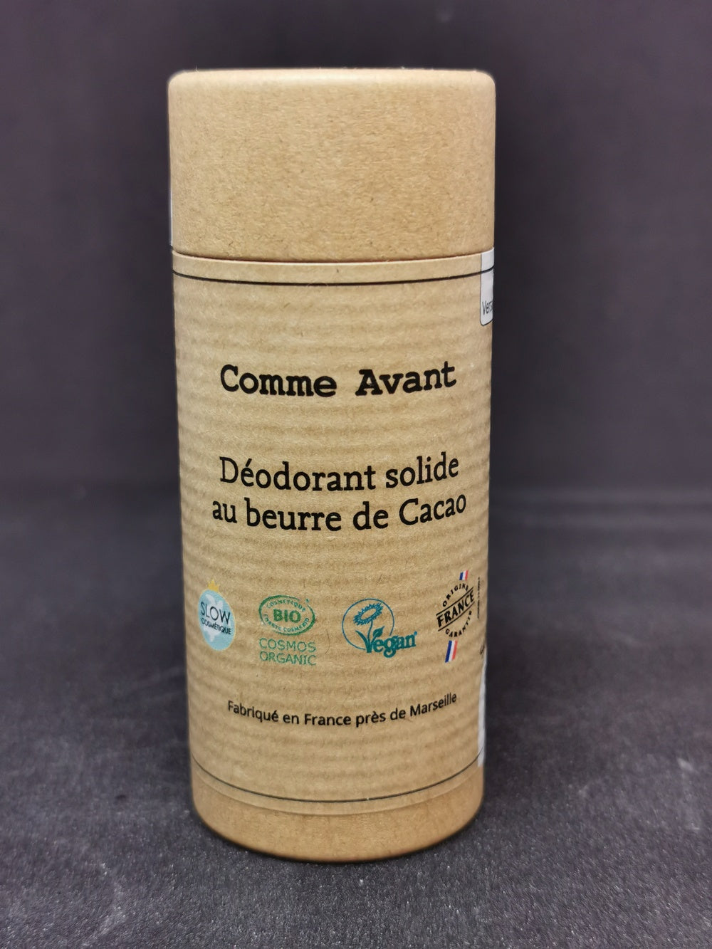 Déodorant solide au beurre de cacao