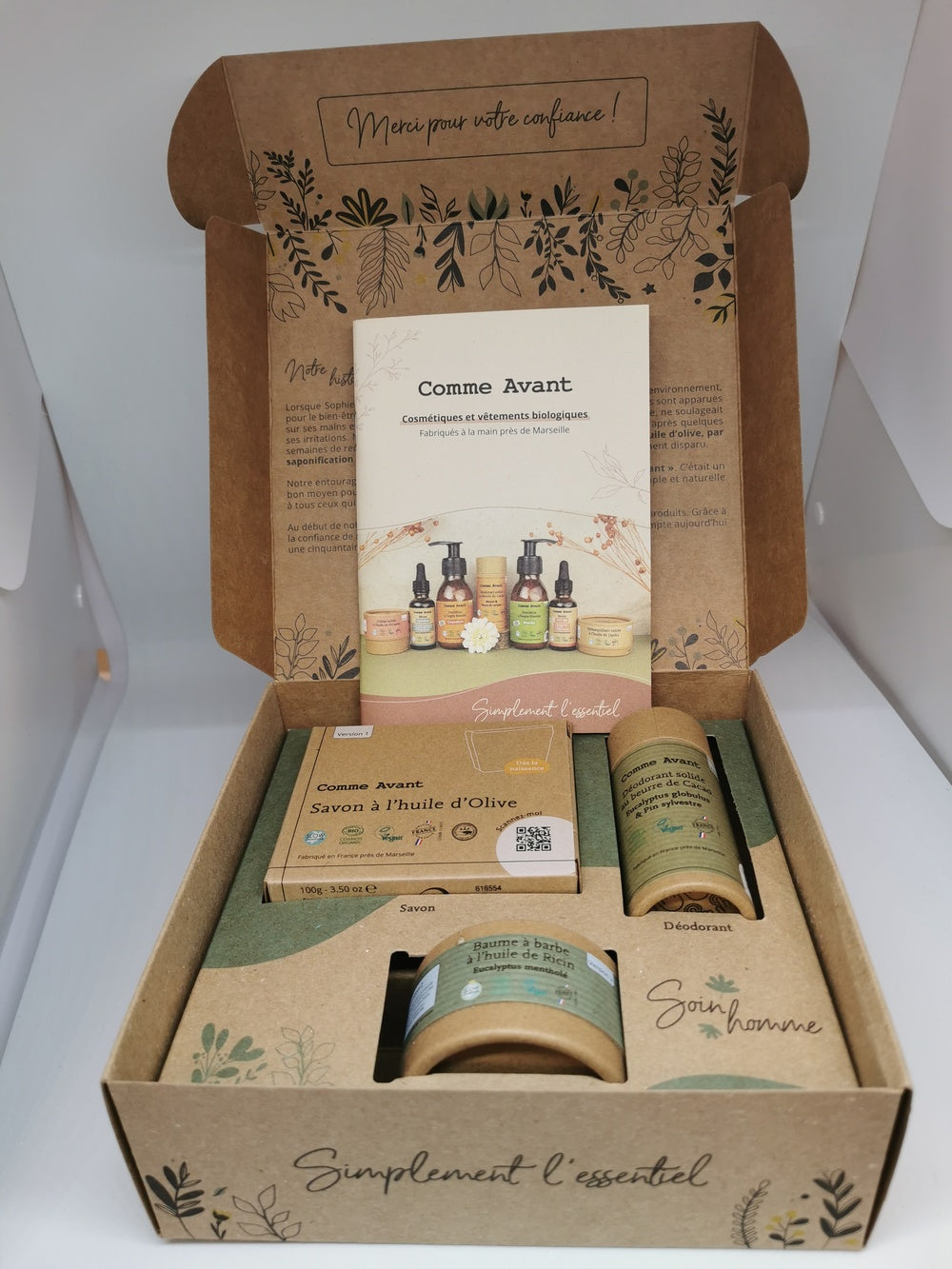 Coffret Soin Homme Zéro déchet