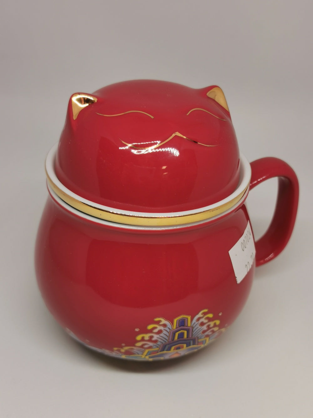 Tisanière à thé Chat rouge