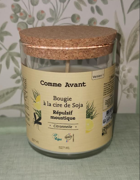 Bougie Répulsif moustique Comme avant