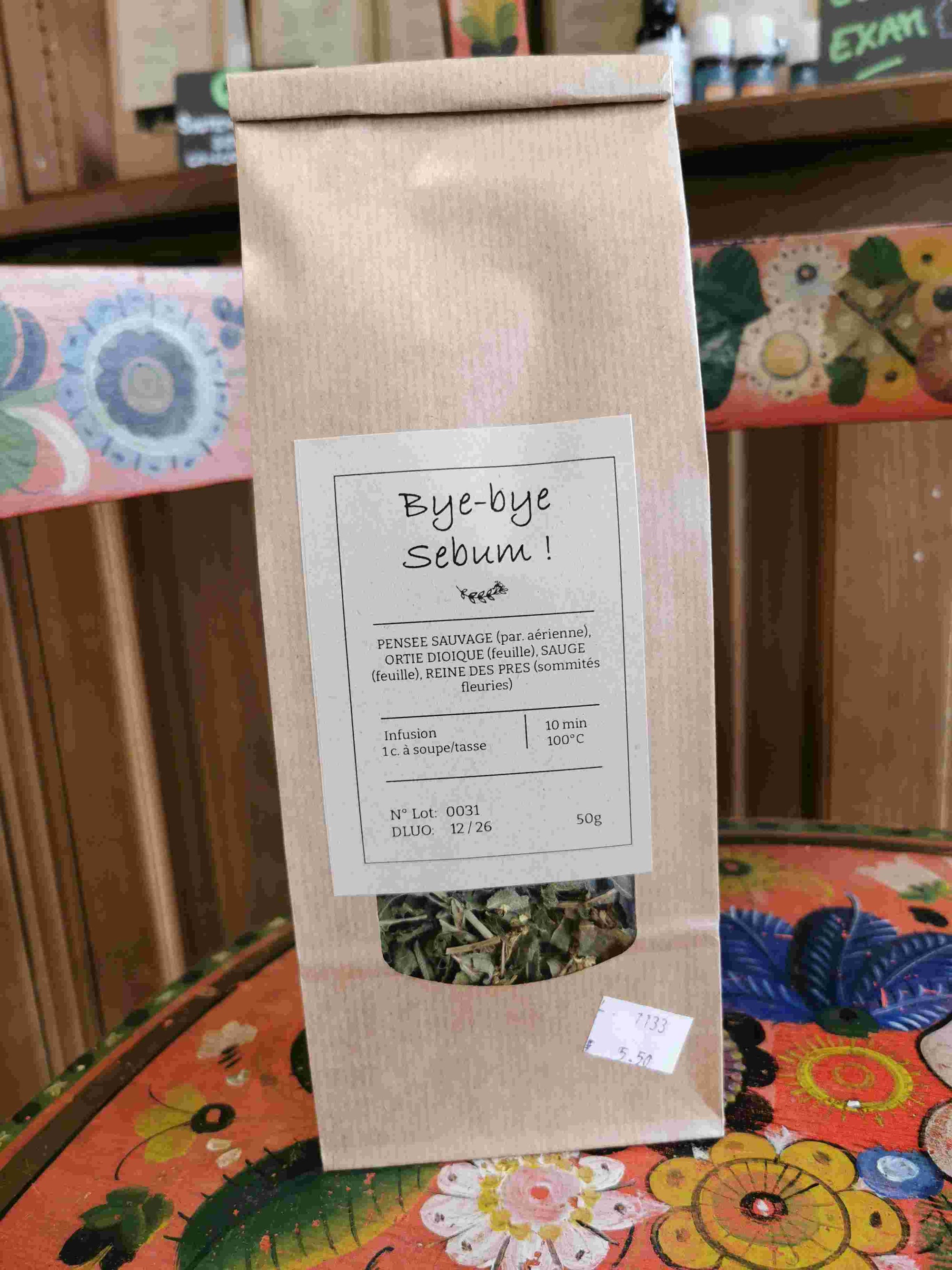 Tisane Bye Bye Sebum !