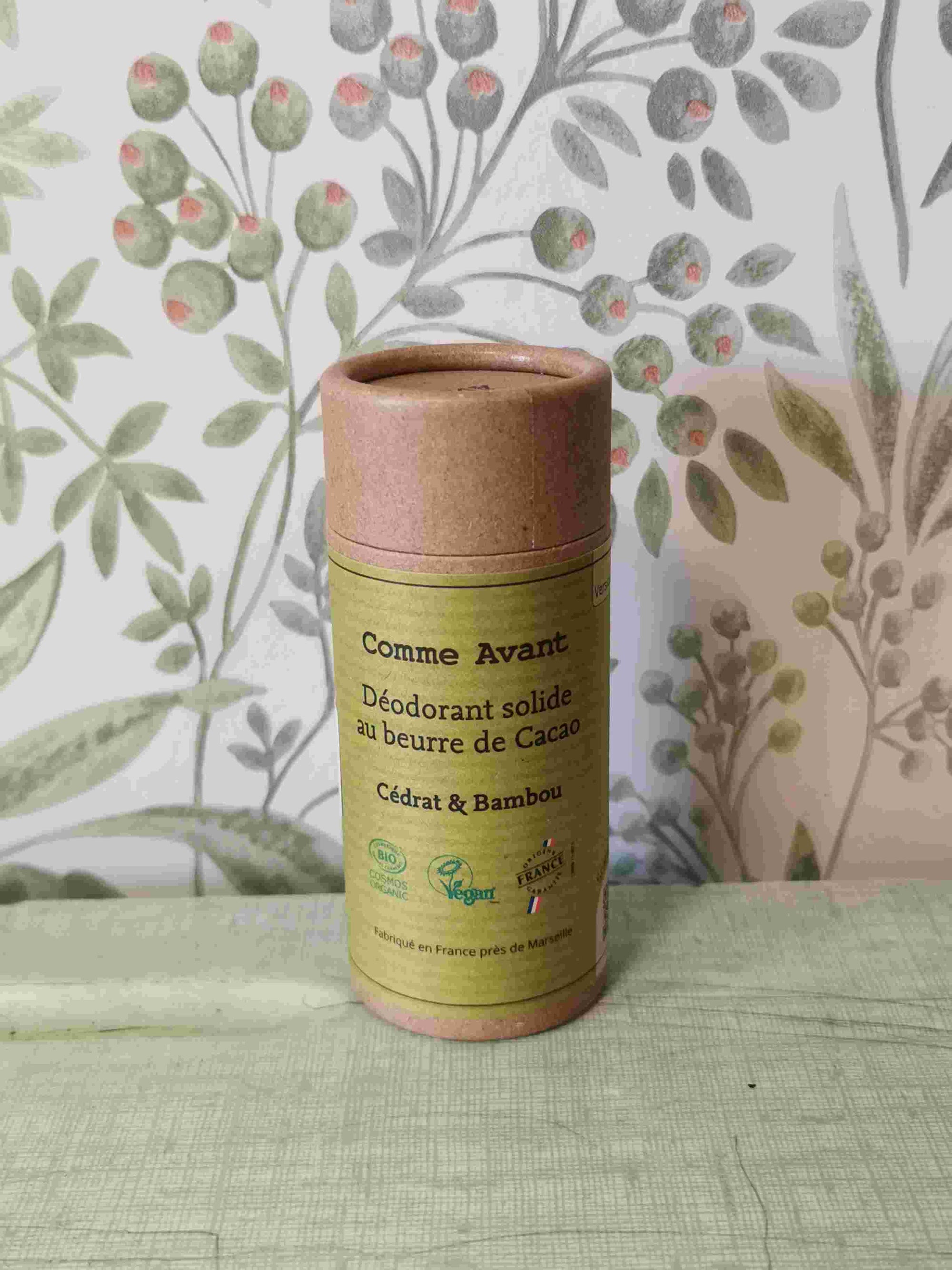 Déodorant solide Cedrat Bambou