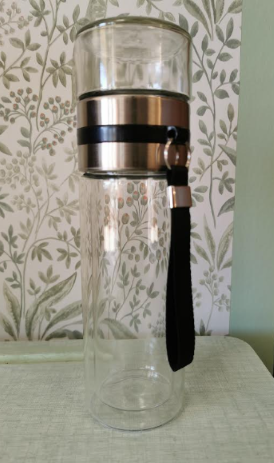Infuseur double paroi en verre - capacité 1 tasse