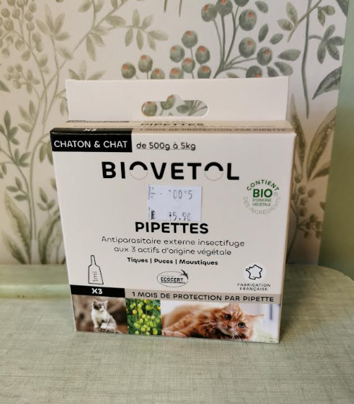 Pipettes Chat/ Chaton 1ml *3 Bio